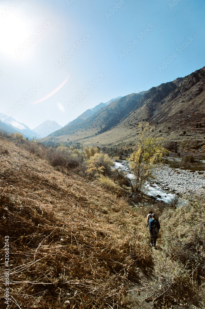mountain river of Kyrgyzstan