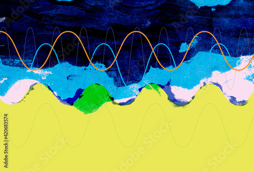 Oscillating Radio Waves photo