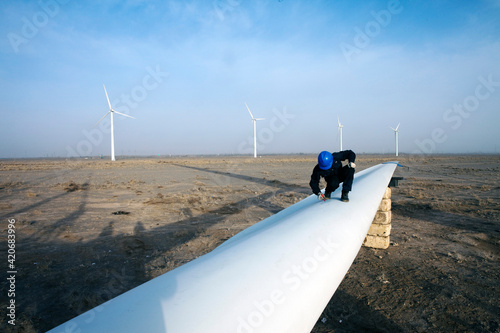 Wind power china photo