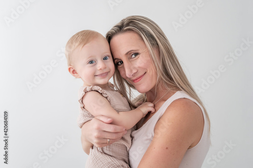 Mother and Toddler Portrait photo