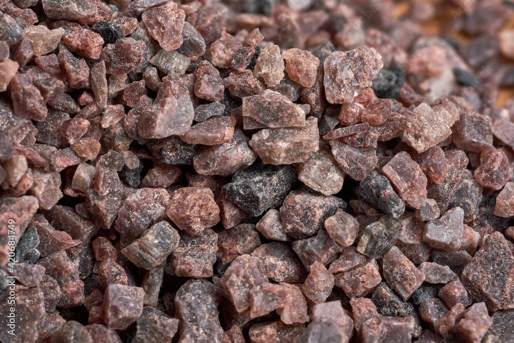 Hymalaian black salt macro Hymalaian black salt macro