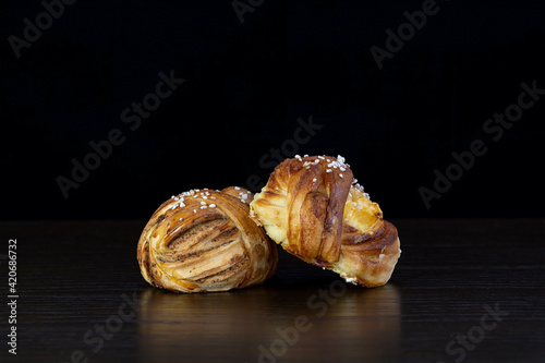 Quadro su tela Swedish Cinnamon Buns, Kanelbullar