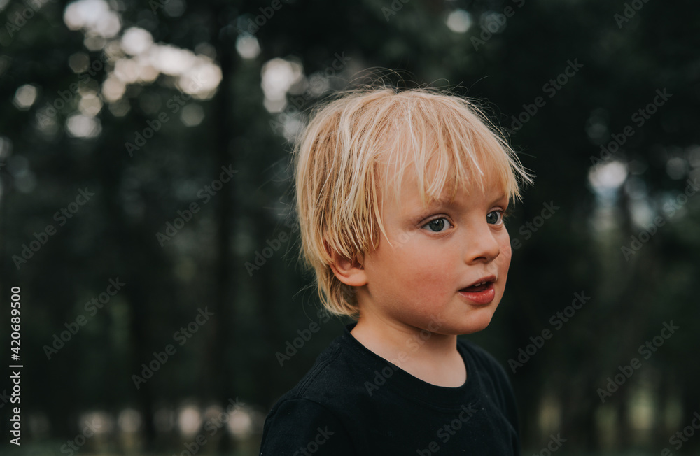 A beautiful blond toddler A beautiful blond toddler