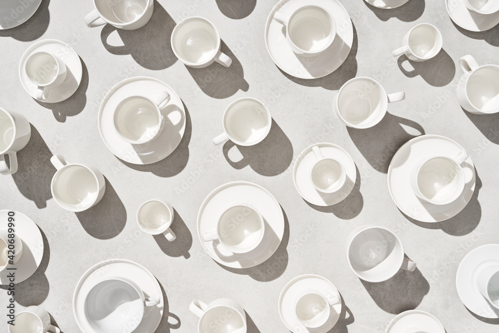 Set of cups and saucers Set of cups and saucers