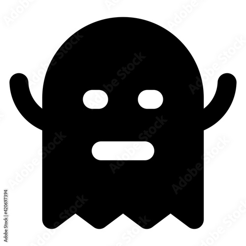 
Trendy unique icon of ghost, glyph editable vector 

