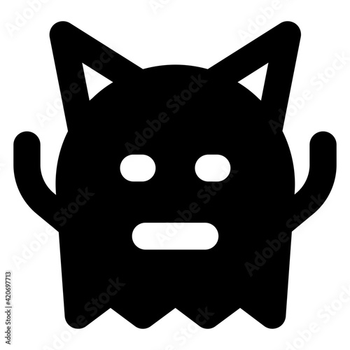 
Trendy unique icon of phantom, glyph editable vector 

