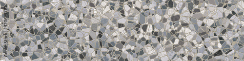 Photo broken mosaic tiles texture background