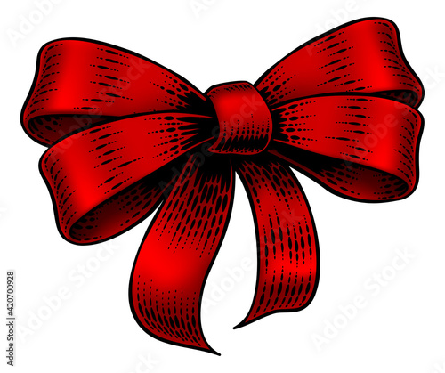 Bow Gift Ribbon Vintage Woo...