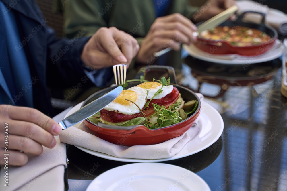 Nothing like fresh fried eggs to satisfy a hunger Nothing like fresh fried eggs to satisfy a hunger