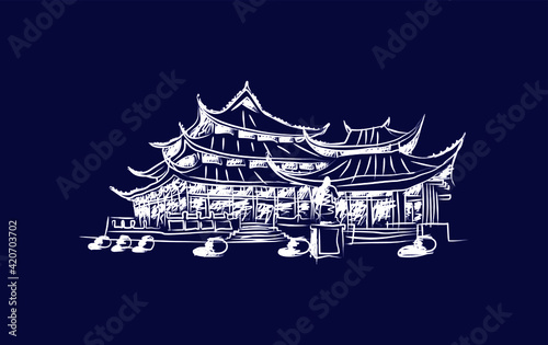 Sam Poo Kong Temple is an old temple in the city of Semarang, Central Java, Indonesia. This Sam Po Kong Temple is the former resting place of a Chinese Muslim Admiral, Cheng Ho.