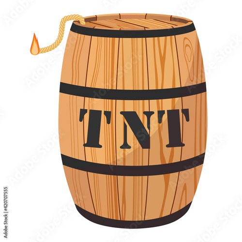 Dynamite barrel vector