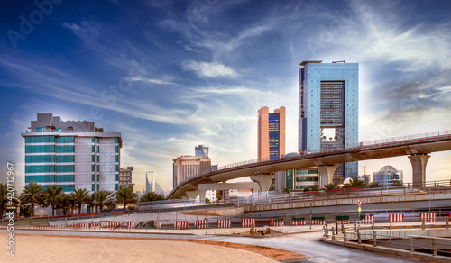 City Center - Large buildings equipped with the latest technology, in the capital, Riyadh, Kingdom of Saudi Arabia