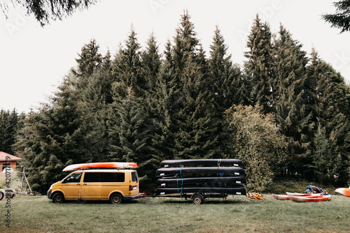 Wallpaper Mural Kayak transport with trailer Torontodigital.ca