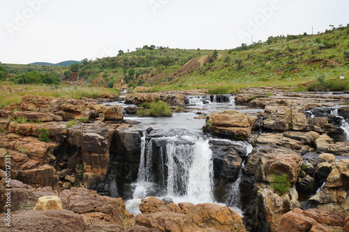 waterfall in blyde river - southafrica