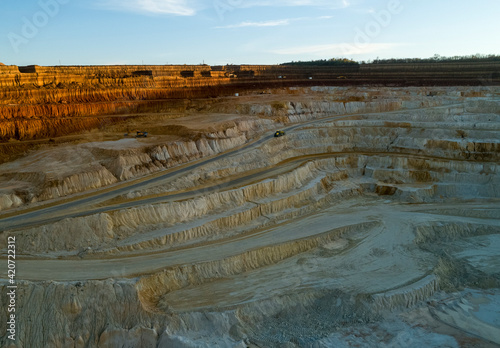 Minerals open mine photo
