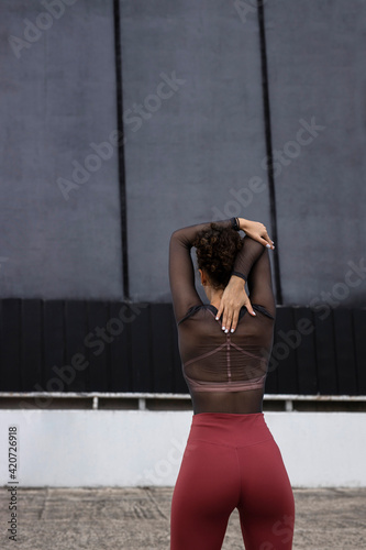 Woman Exercising Outside