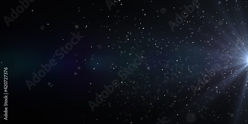 Night shining starry sky  space background with stars  Starry night sky as a background  Dark interstellar space.