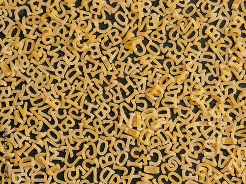 Alphabet pasta