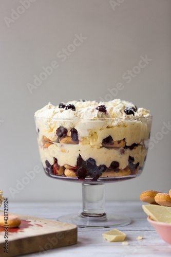 Black cherry trifle