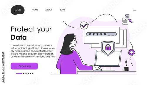 Data protection for coding, application, expose.