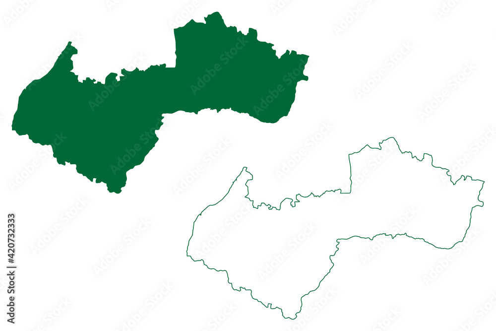 Mahasamund district (Chhattisgarh State, division, Republic of India) map vector illustration, scribble sketch Mahasamund map Mahasamund district (Chhattisgarh State, division, Republic of India) map vector illustration, scribble sketch Mahasamund map