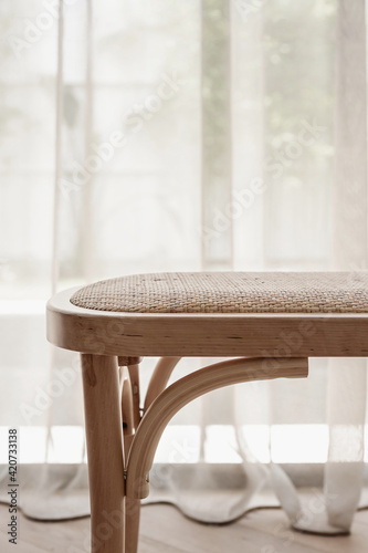 Rattan furniture detail photo