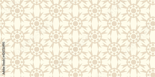 abstract geometric background pattern on beige background. Wallpaper texture for your design. Vector graphics