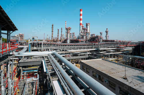 An oil refinery or Gas refinery photo