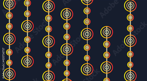 abstract background design, background template, creative tri-fold, trend yellow and Dark colors