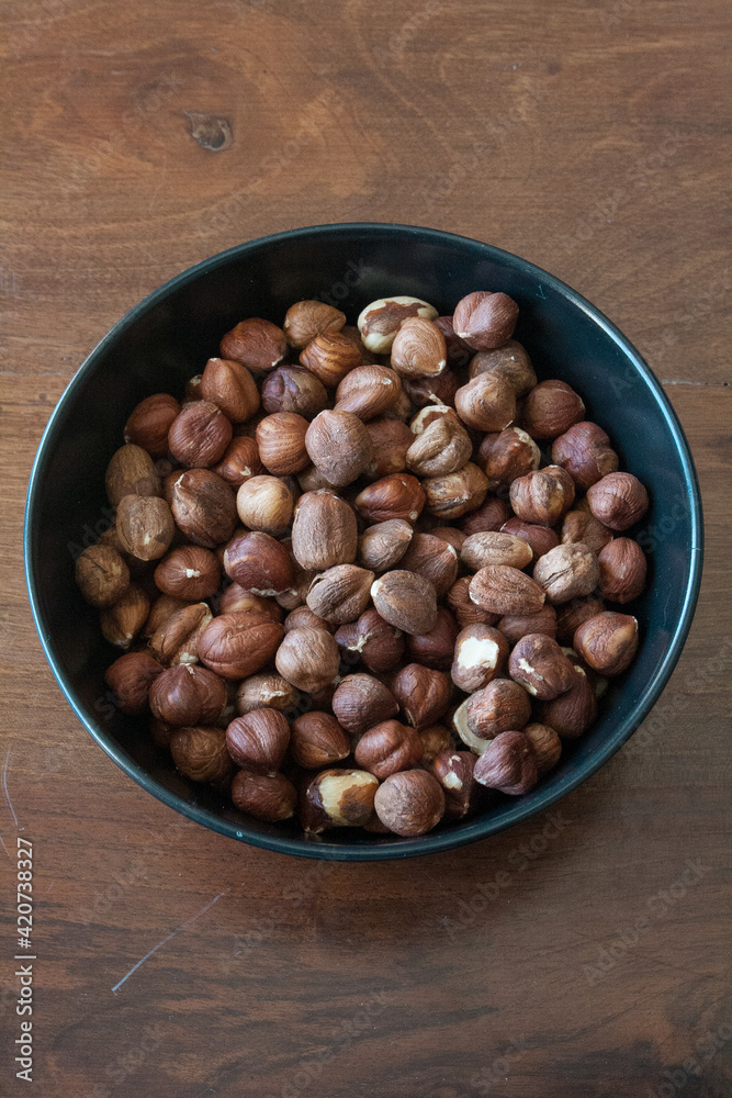 Cup of hazelnuts Cup of hazelnuts