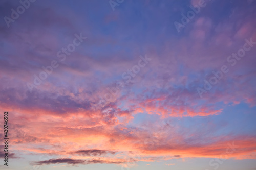 Colorful sky after the sunset. © Ryzhkov Oleksandr