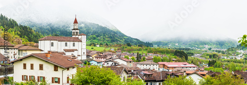 Ancient landscapes of Carnia. Between spring and winter in Sutrio. Carnia photo