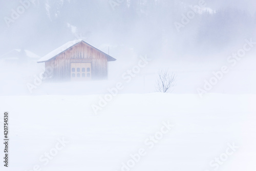 Snow blizzard in the Tures valley. © Nicola Simeoni