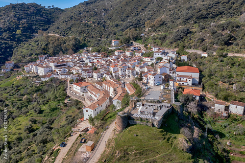 vista del municipio de Benadalid en la comarca del valle del Genal, Málaga photo