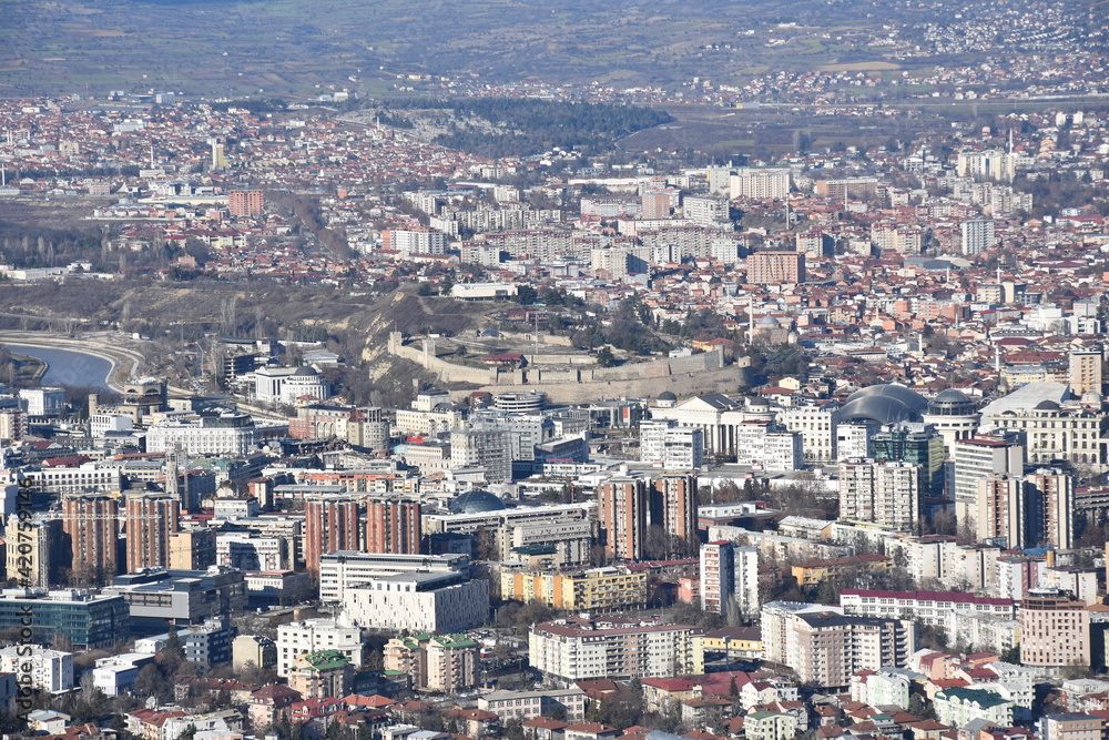 Capital Skopje Vodno mountain view