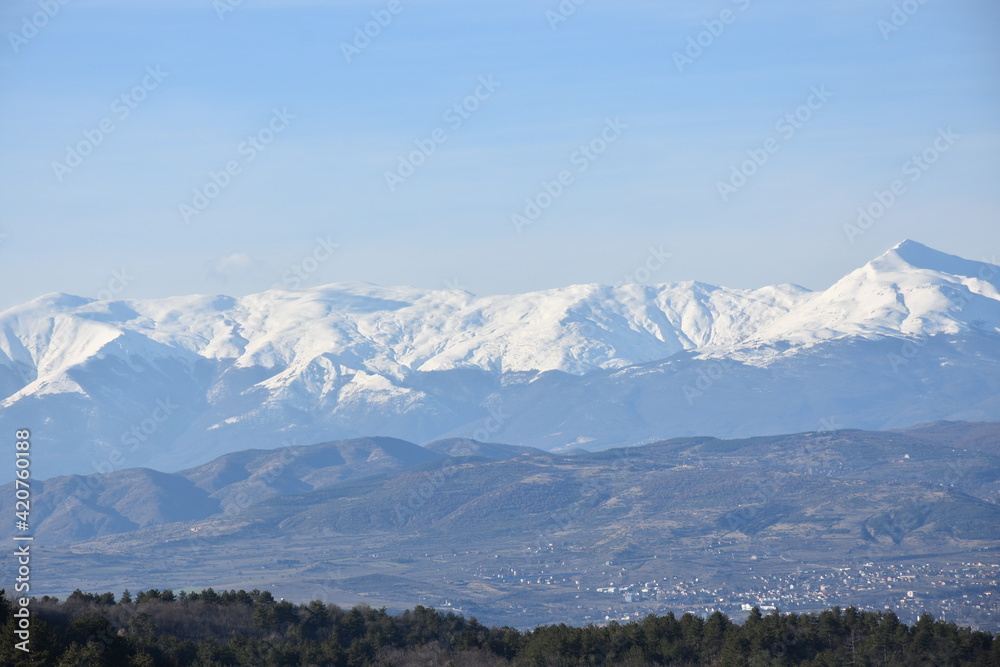 Sar Planina View From Vodno Mountain