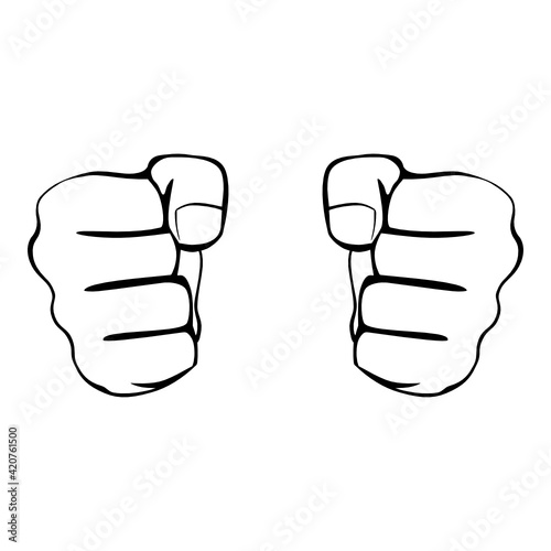 clenched fists logo