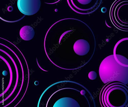 abstract geometric space background