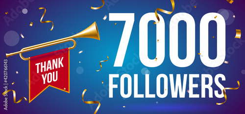 Thank You 7000 followers banner