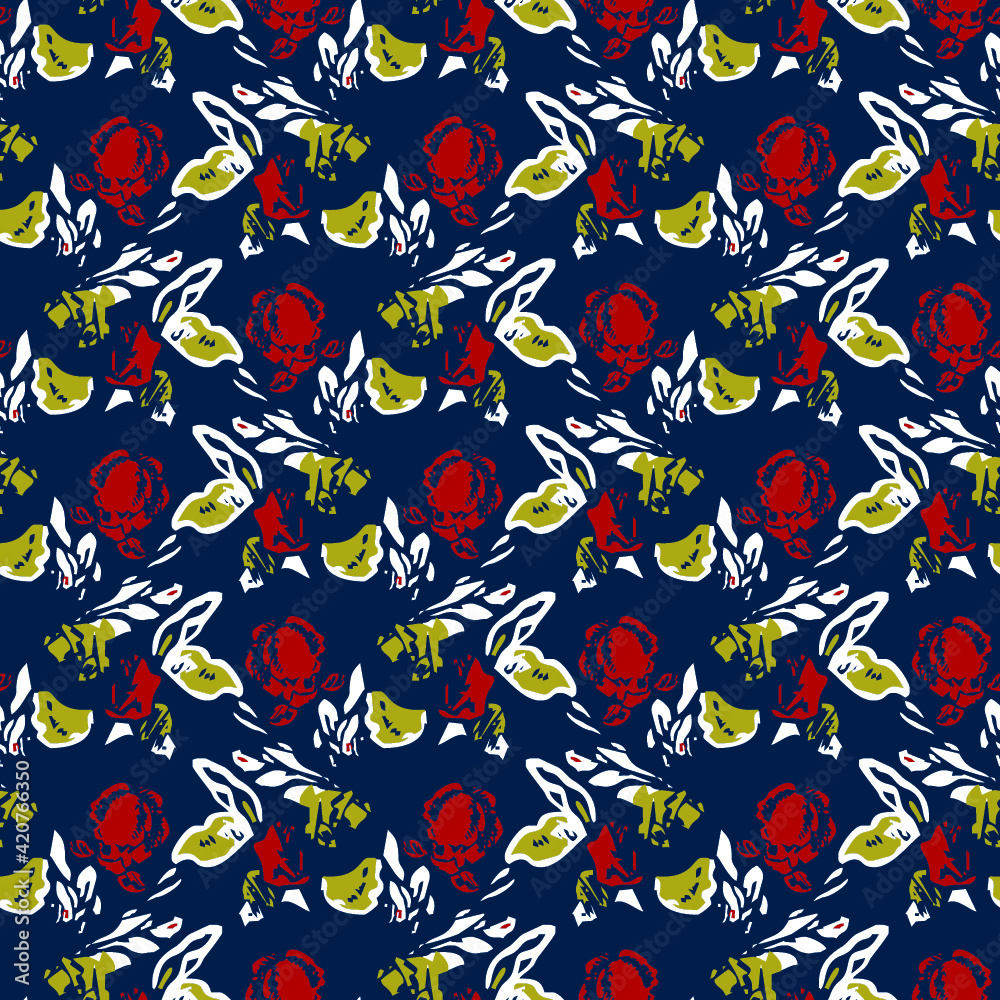 seamless pattern with flowers seamless pattern with flowers