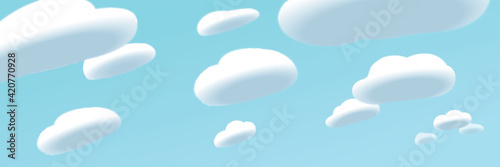 抽象的な雲