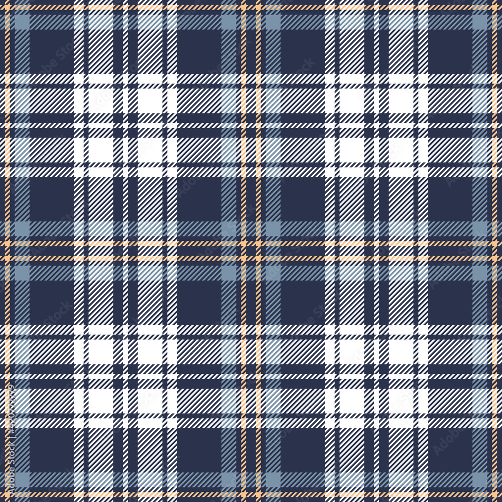 Seamless Wallpaper Plaid Blue Stock Photo - Download Image Now