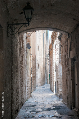 Oldtown street, region Puglia, Southern Italy 