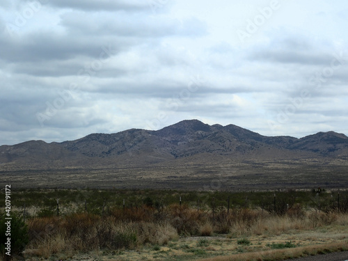 Desert Landscape from Big Bend National Park
