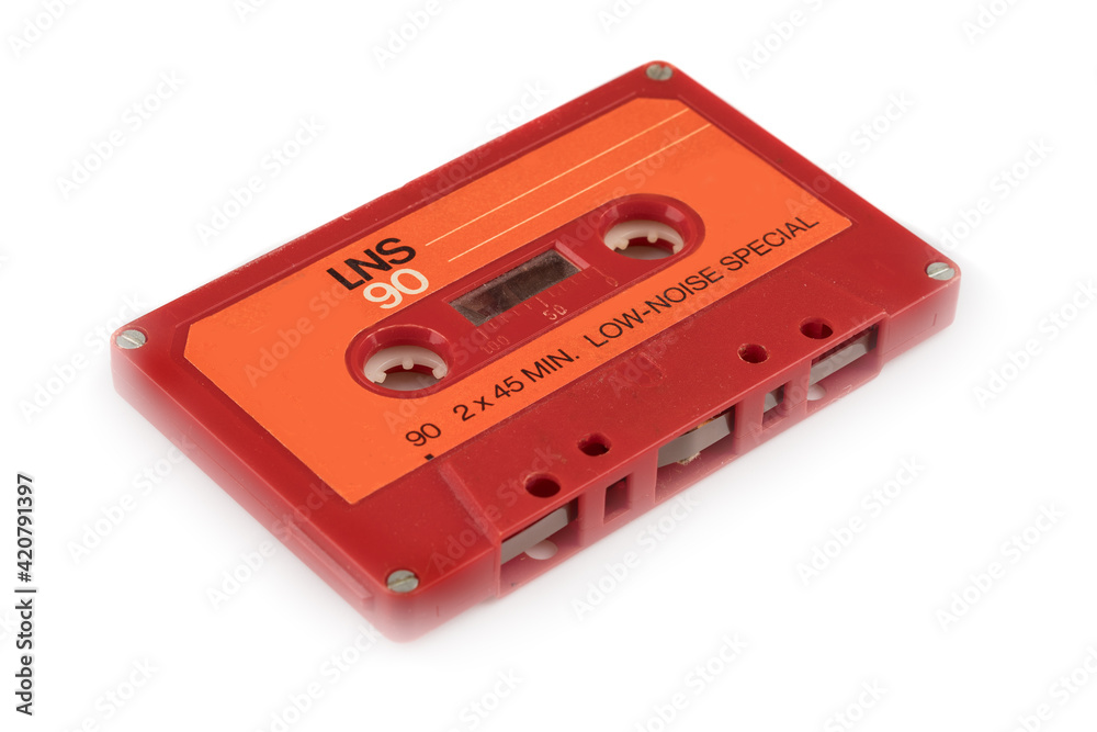 Audio cassette tape isolated old music retro player. Retro music audio cassette 80s. Audio cassette tape isolated old music retro player. Retro music audio cassette 80s.