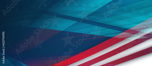 USA fractal flag