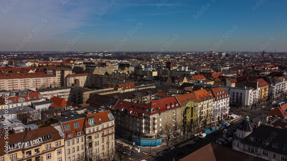Above the rooftops of Berlin - urban photography