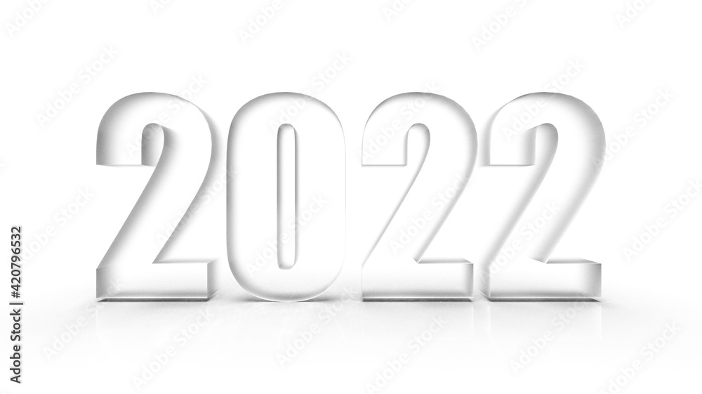3d rendering of Cover of business diary for 2022with wishes 3d rendering of Cover of business diary for 2022with wishes