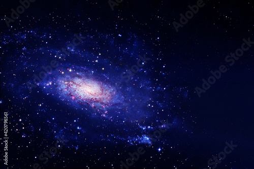 Galaxy background with stars. Elements of this image were furnished by NASA.