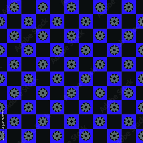 seamless pattern with flowers